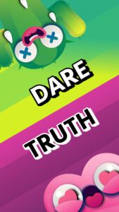 Screenshot for truth or dare game app
